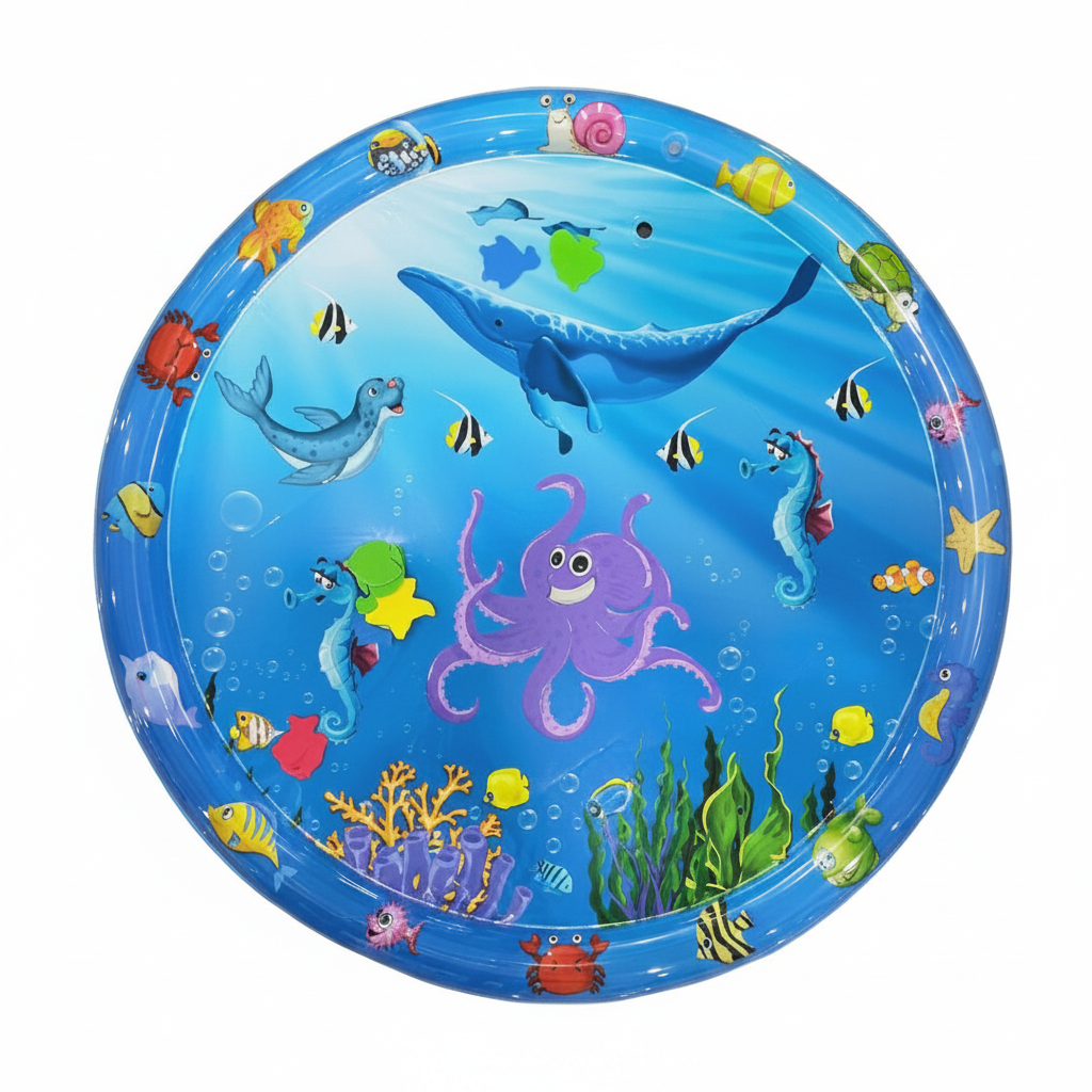 TinyWave – Cheerful & Developmental – Baby Sensory Water Mat
