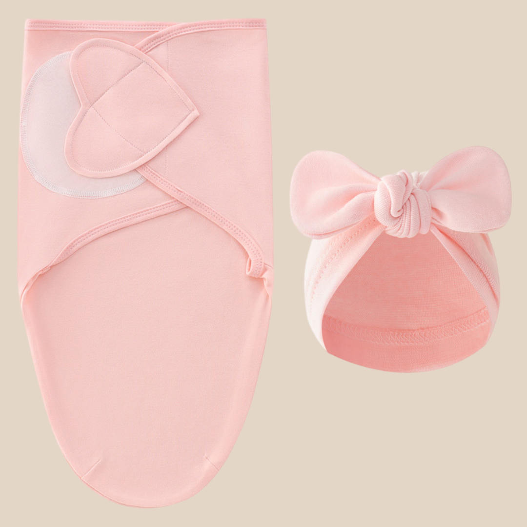 DreamNest – Peace & Comfort – Luxury Swaddle Blanket with Hat
