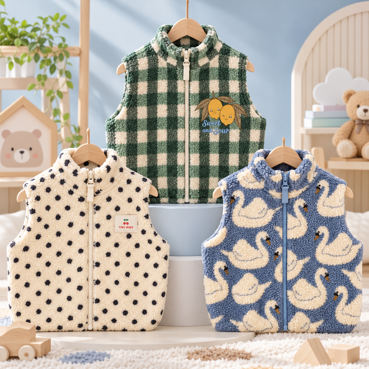 TinyWarm – Cozy & Comfortable – Children's Plush Bodywarmer
