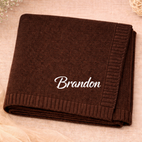 Thumbnail for Personalized Baby Blanket – Soft & Unique – Personalized Embroidered Cotton Blanket