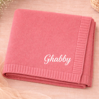 Thumbnail for Personalized Baby Blanket – Soft & Unique – Personalized Embroidered Cotton Blanket
