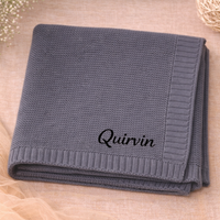 Thumbnail for Personalized Baby Blanket – Soft & Unique – Personalized Embroidered Cotton Blanket
