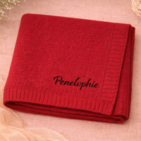 Thumbnail for Personalized Baby Blanket – Soft & Unique – Personalized Embroidered Cotton Blanket