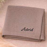 Thumbnail for Personalized Baby Blanket – Soft & Unique – Personalized Embroidered Cotton Blanket