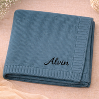 Thumbnail for Personalized Baby Blanket – Soft & Unique – Personalized Embroidered Cotton Blanket