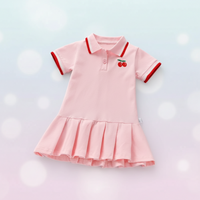 Thumbnail for PetitJoy – Comfortable & Stylish – Cherry-Print Polo Dress