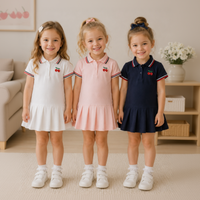 Thumbnail for PetitJoy – Comfortable & Stylish – Cherry-Print Polo Dress