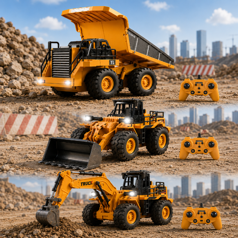 Power Machines – Realistic & Educational – RC Construction Vehicle