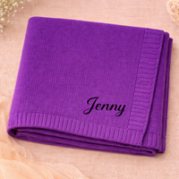 Thumbnail for Personalized Baby Blanket – Soft & Unique – Personalized Embroidered Cotton Blanket