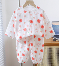 Thumbnail for Mini Fashion™ - Airy Material - Linen Dress Set