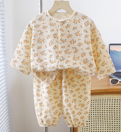 Mini Fashion™ - Airy Material - Linen Dress Set