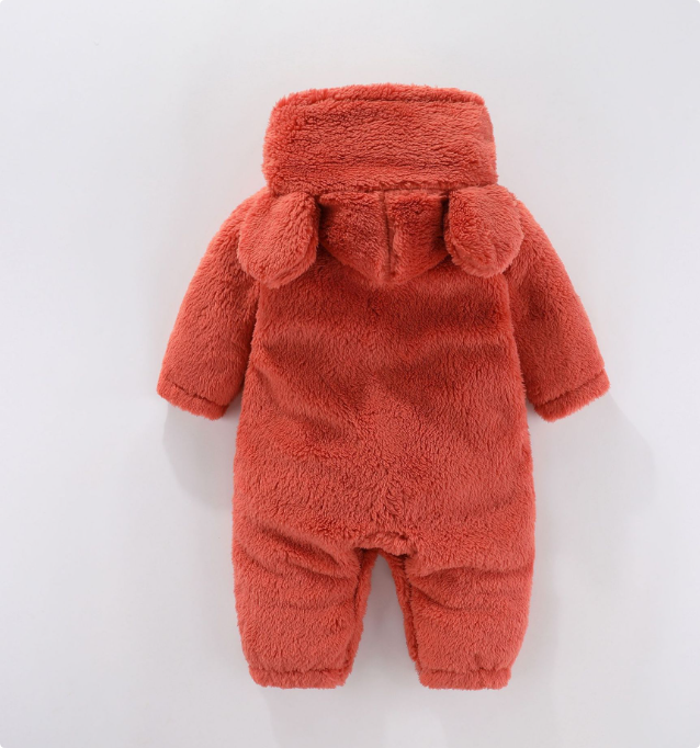 Mini Fashion™ - With Hood - Fleece Romper