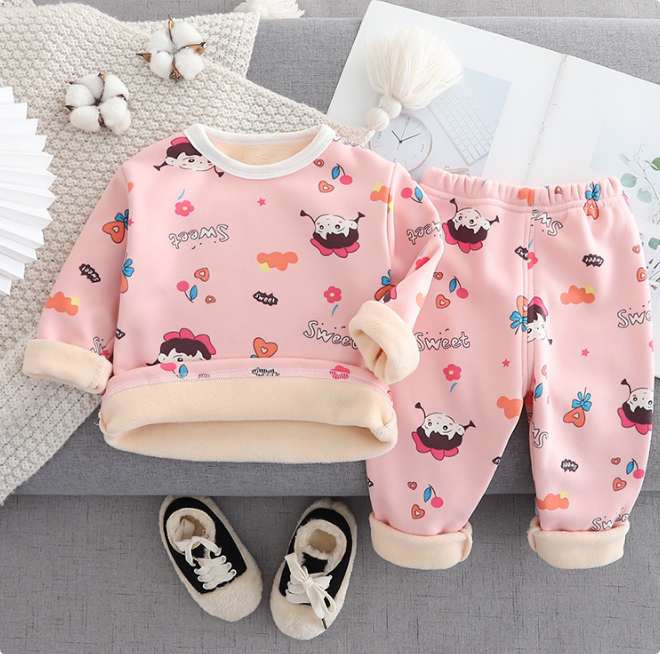 Mini Fashion™ - Kinder Cartoon Fleece Pyjama