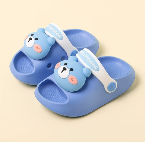 Mini Fashion – Cheerful & Safe - Polka Beach Slippers