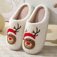Thumbnail for Northern Lights Kids - Warm & Festive - Plush patterned Christmas slippers