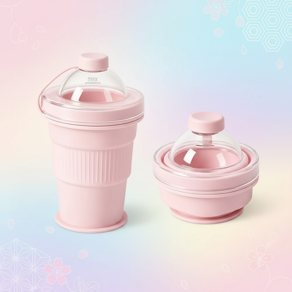 FlexiCup – Practical & Portable – Foldable Silicone Drinking Cup