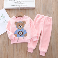Thumbnail for CozyBear – Warm & Soft – Kids' Track Suit with Bear Print