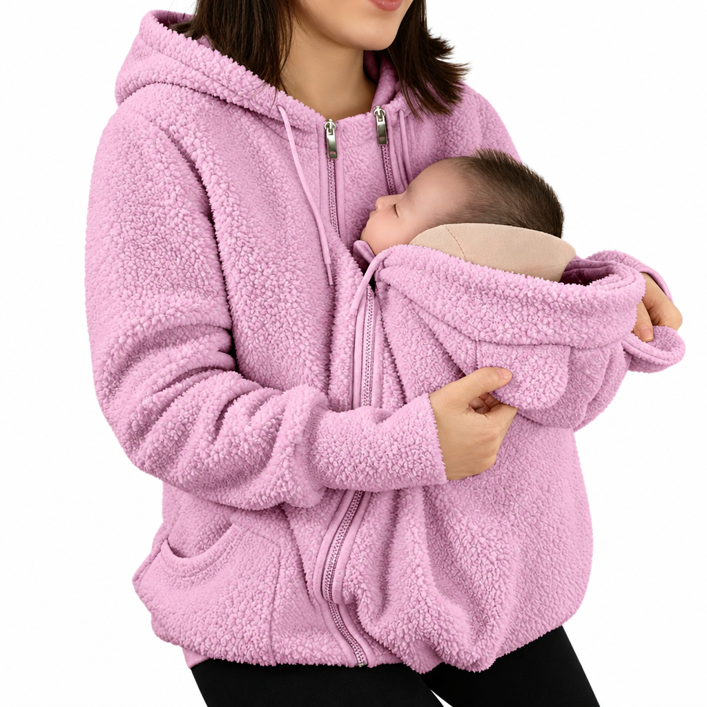 MamaNest – Warm & Practical – 2-in-1 Carrier Jacket for Mom and Baby