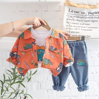 Thumbnail for Mini Fashion™ - Toddler & Adventure - 3-Piece Clothing Set Red Baseball Bear