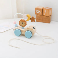 Thumbnail for Bead Tracks™ – Train, Car & Motor Skills - Wooden Beads and Drag Set