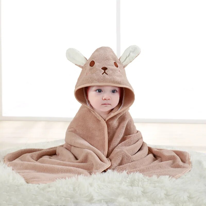 Mini Fashion™ - Cute Animals Cartoons - Children's Bath Towel