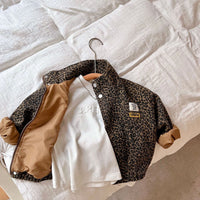 Thumbnail for Mini Fashion – Cool & Comfortable – Leopard Print Jacket