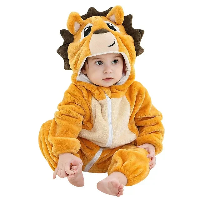 Mini Fashion - Durable & Washable - Animal Romper Onesie (0-24 months)