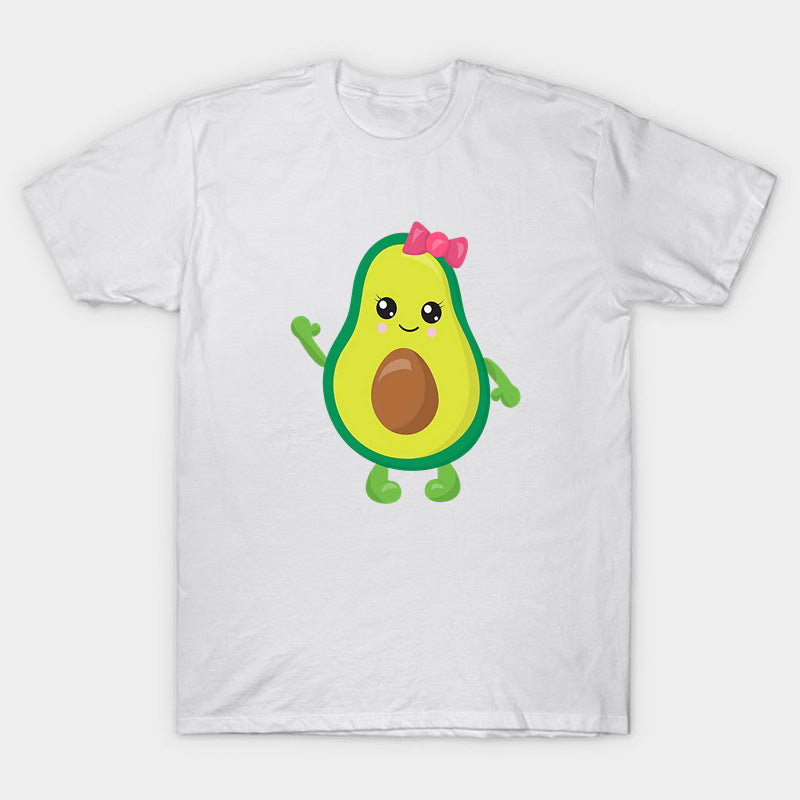 Mini Fashion™ - Matching With The Family - Avocado T-shirt White