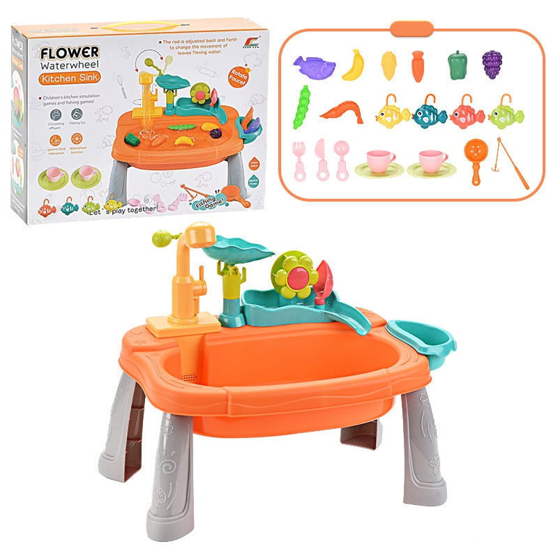 SinkPlay – Imagination & Development – 2-in-1 Play Sink & Fishing Game