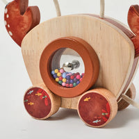 Thumbnail for Crab Pull Toy™ – Play & Learn - Wooden Crab