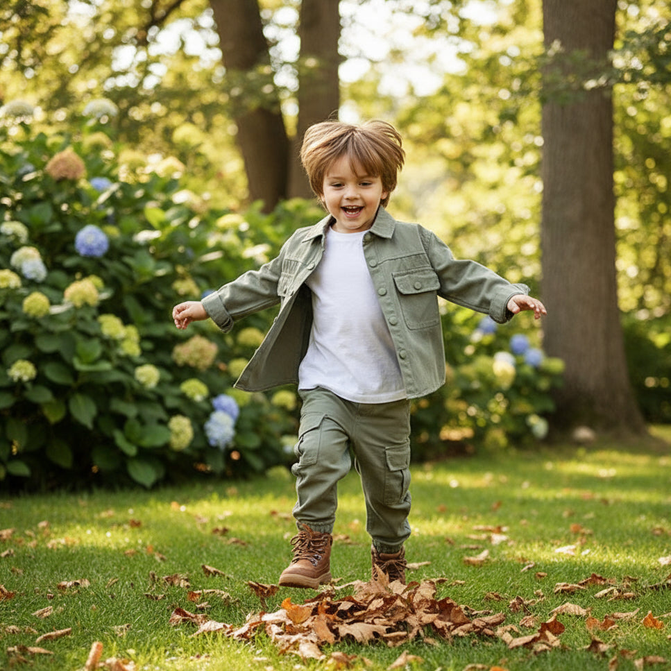 LittleExplorer – Comfortable & Cool – Children's Pants & Shirt Set