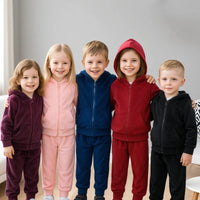 Thumbnail for Kids Tales – Warm & Comfortable – Velvet Tracksuit for Kids