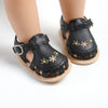 TinyPetals – Comfort & Style – Baby Sandals with Floral Embroidery
