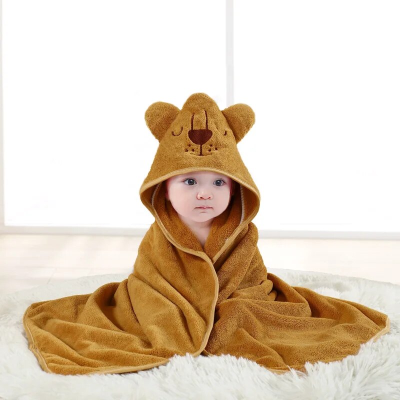 Mini Fashion™ - Cute Animals Cartoons - Children's Bath Towel