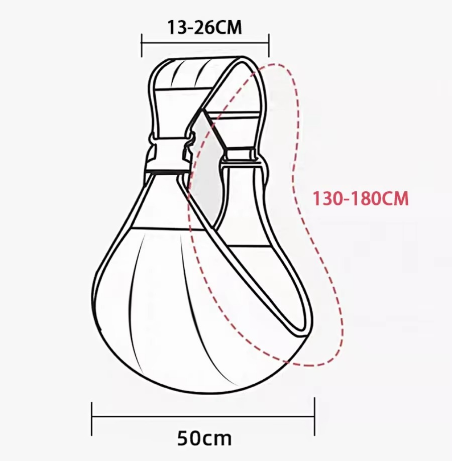 Baby Sling Carrier™ - Extra Wide Carrying Strap - Ergonomic Hip Carrier