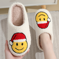 Thumbnail for Northern Lights Kids - Warm & Festive - Plush patterned Christmas slippers