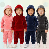 Thumbnail for Kids Tales – Warm & Comfortable – Velvet Tracksuit for Kids