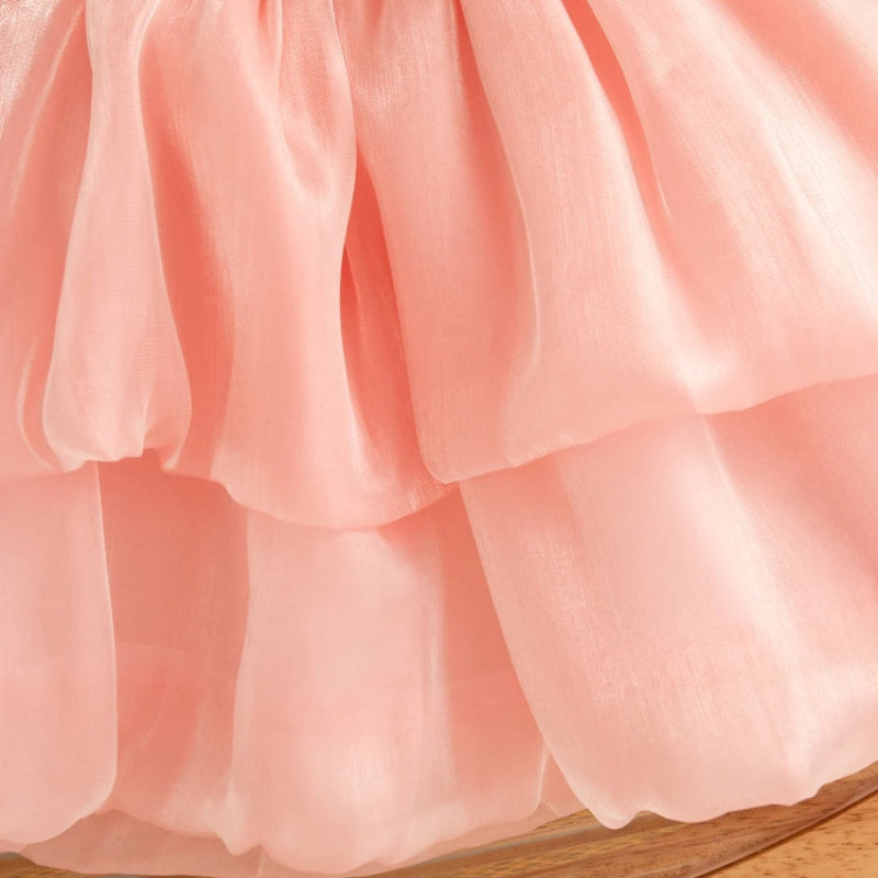 Tulip Mesh Dress – Elegant & Comfort – Children's Dress