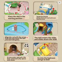 Thumbnail for Magnetic Princess Castle – Creative & Magical – Magnetic Dollhouse Play Set