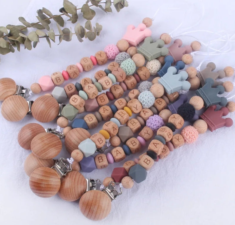 Personalized Pacifier Chain – Safe & Stylish - Personalized Pacifier Chain