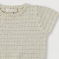 Thumbnail for Bella Knit Top & Skirt – Light & Airy – Knitted Children's Summer Set