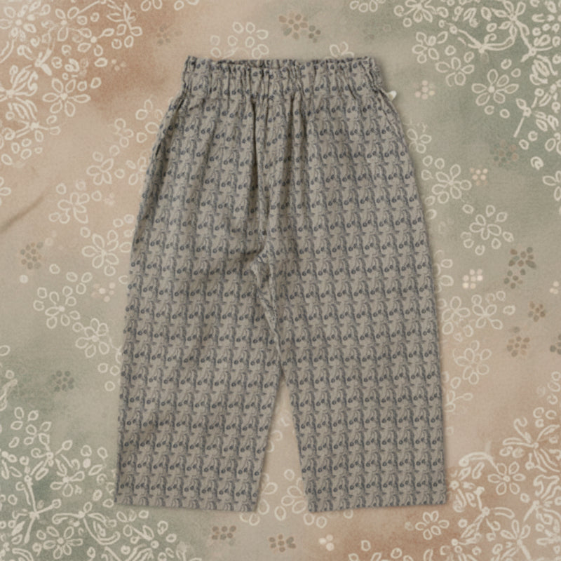 Plaid Cotton Pants – Lightweight & Breathable – Casual balloon/harem-style pants
