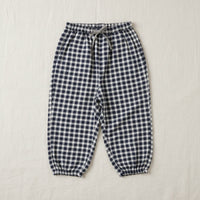 Thumbnail for Plaid Cotton Pants – Lightweight & Breathable – Casual balloon/harem-style pants