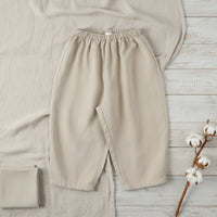 Thumbnail for Plaid Cotton Pants – Lightweight & Breathable – Casual balloon/harem-style pants
