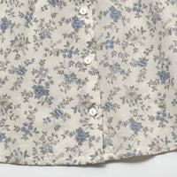 Thumbnail for Vine Print Blouse – Light & Cute – Children's Blouse with Puff Sleeves