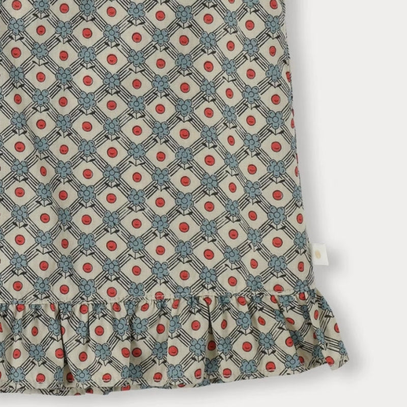 Matching Set – Comfortable & Daisy Print – Bloomers, Skirt & Blouse
