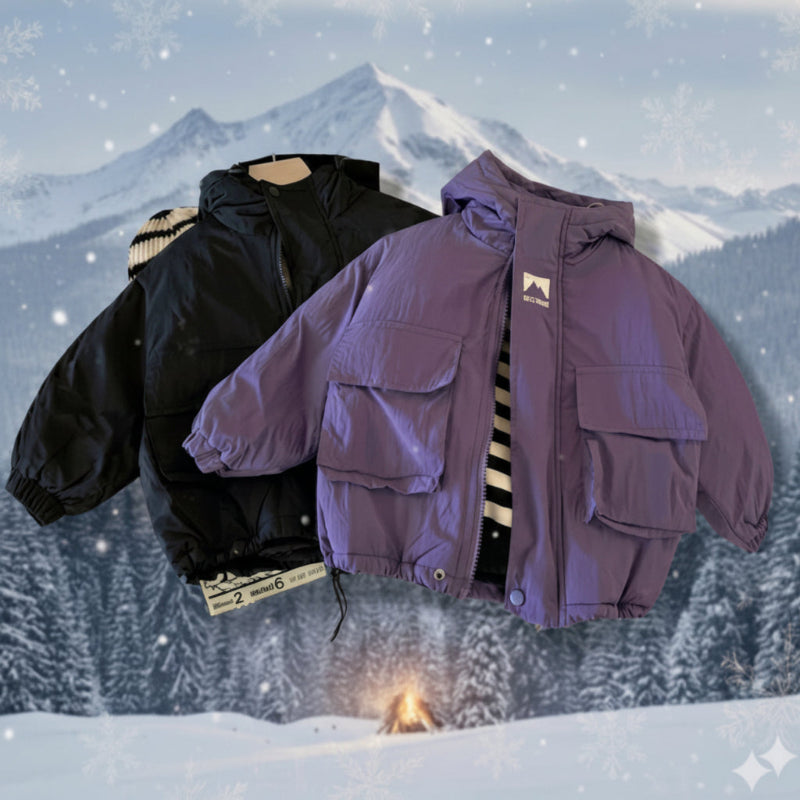 LiloWear – Windproof & Water-repellent – Children's Windbreaker with Hood