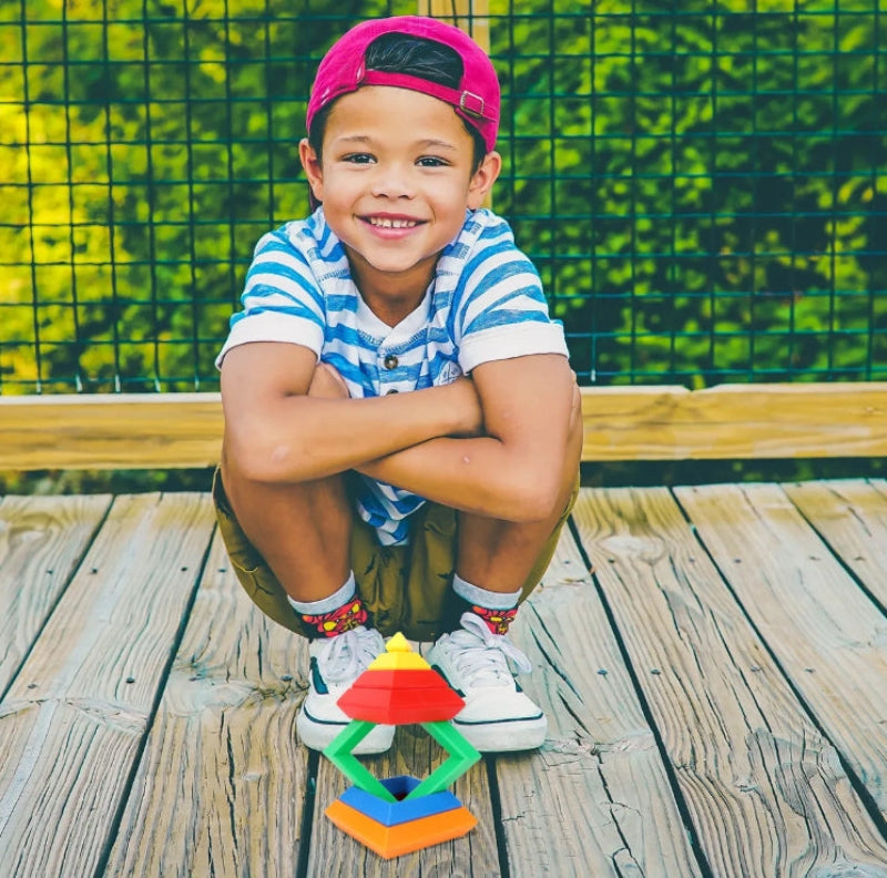 Pyramid Stacking Blocks – Motor Skills and Creativity – Stacking Block Set