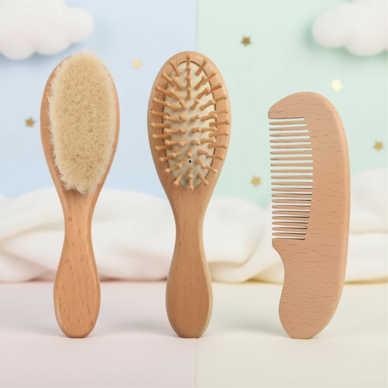 Personalized Hairbrush – Soft & Unique – Personalized Baby Hairbrush Set