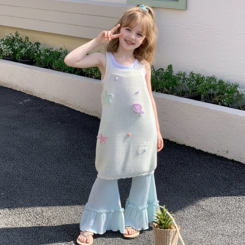 Girls' Summer Outfit – Trendy and Comfortable – Summer Kids' Clothing Set